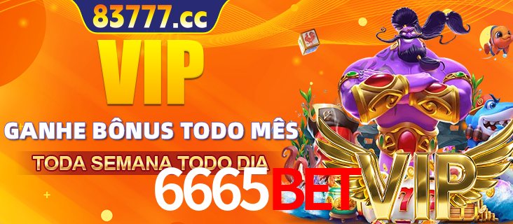 Banner promocional do 6665BET oferecendo 100% de recompensas adicionais contínuas para quem fizer o login diário (Daily sign-in), com um mascote de coelho.